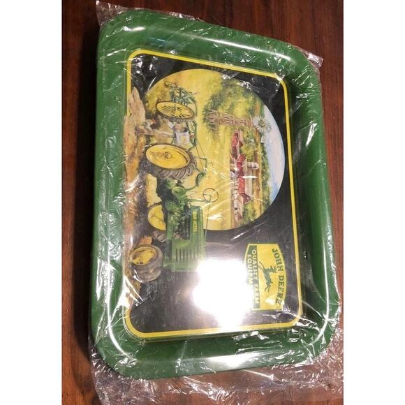 John Deere Tractor Decorative Tray Nwot in original packaging - Picture 3 of 3